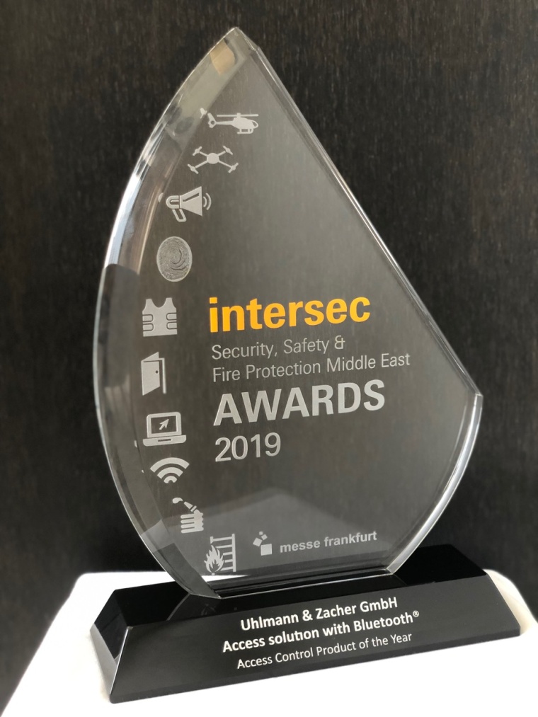 Uhlmann & Zacher has won the Intersec Product of the Year award in the Access...