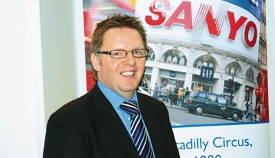 David Hammond,  Sanyo’s European  Sales Manager