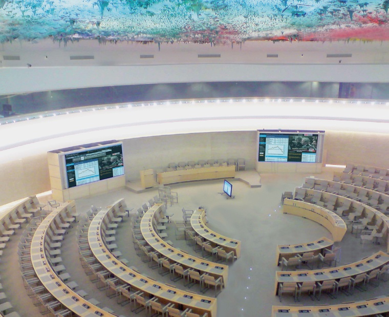 eyevis: video walls in the Room of Human Rights and the Alliance of...