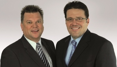Klaus Hirzel (l.) and Martin Bemba (r.), Members of Novar´s Managing Board.