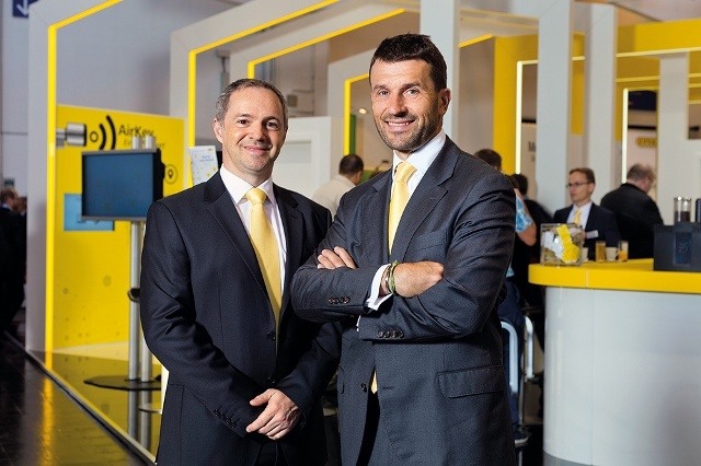 CEO Stefan Ehrlich-Adám (right) and Johann Notbauer, Divisional Head of Market...