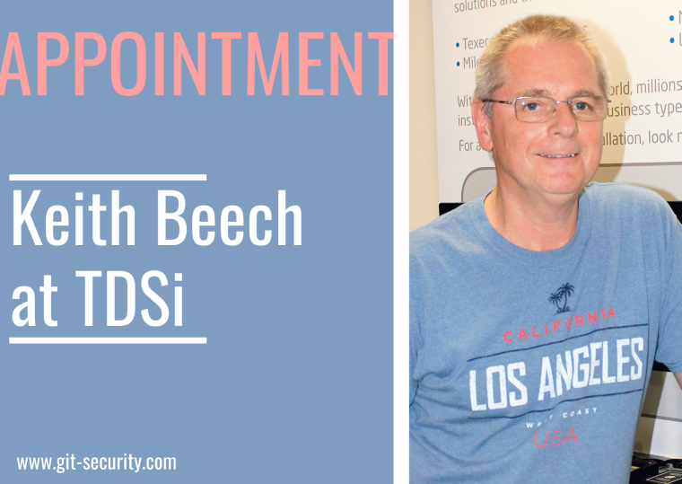 TDSi Appointment, Keith Beech