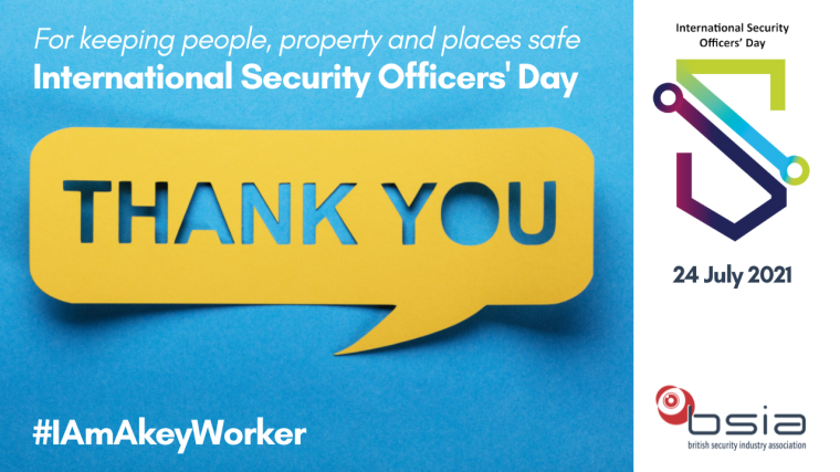 BSIA celebrates and supports ‘International Security Officers’ Day - 24th...