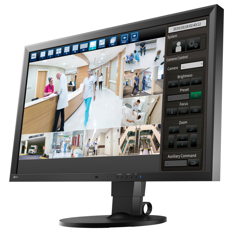 The Eizo FDF2711W-IP is a monitor display with IP decoding function