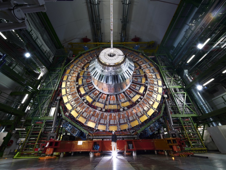 Views on the open CMS detector to be closed up after the Long Shutdown 2 (LS2) ...