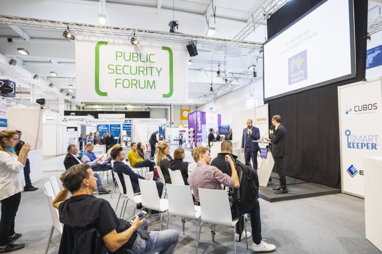 In the Security Experts Forum in Hall 6, the exhibiting companies at Security...