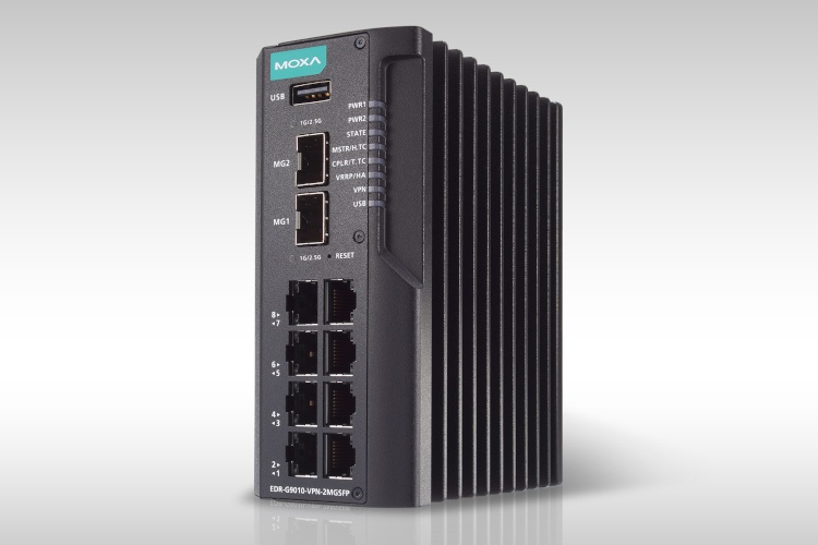 Moxas EDR-G9010 Series is a set of highly integrated industrial multi-port...