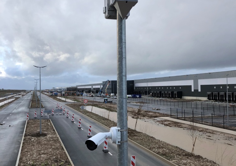 Europe’s largest logistics center equipped with Epvideo by Slat with thermal...