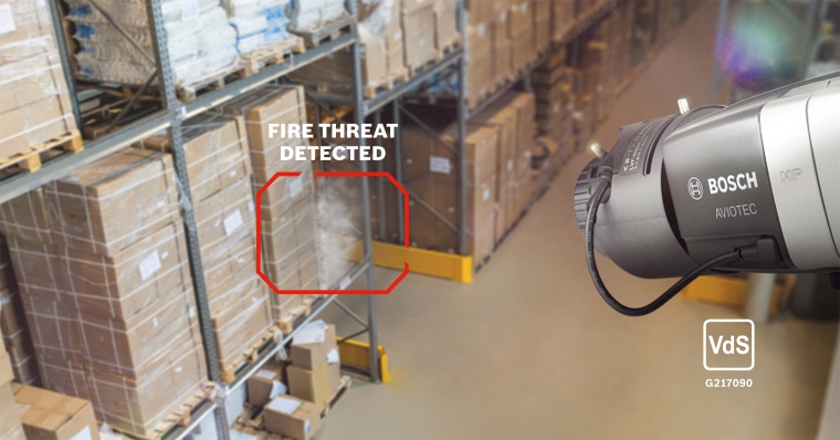 The Aviotec IP starlight 8000 fire and smoke camera from Bosch is superior to...