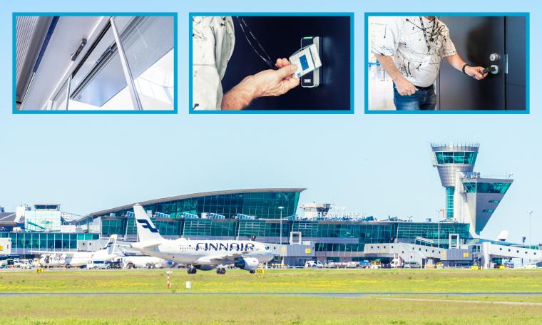 Finavia Oyj Helsinki Airport selected Assa Abloys digital solutions for doors...