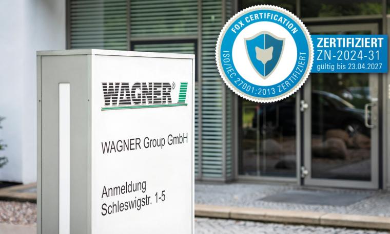 Brandschutzlösungsanbieter Wagner ist nach ISO 27001 zertifiziert.