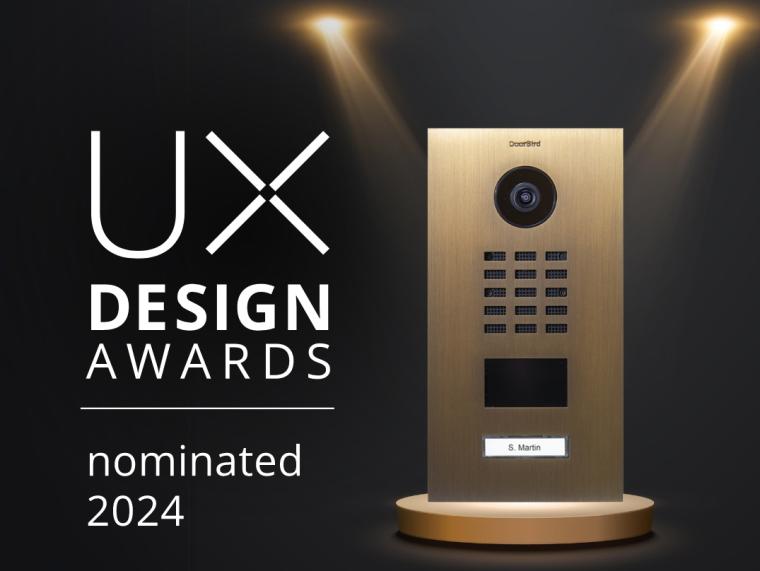 DoorBird D21x-Serie für UX Design Awards nominiert