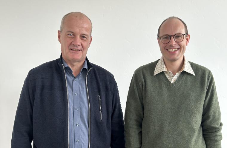 Die neuen Bereichsleiter bei VdS: Gunnar Bellingen (l.) und Sebastian Brose.