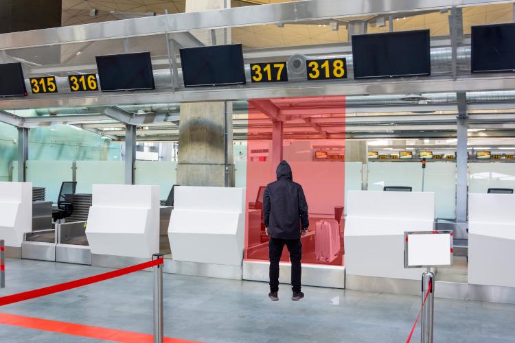 Optex Redscan Lidar airport security