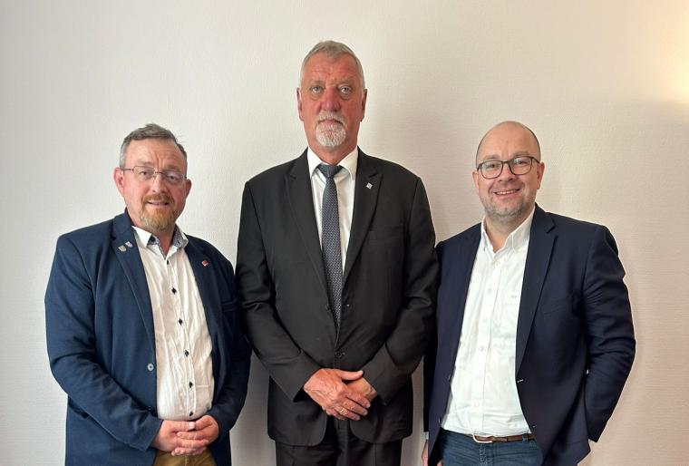 (v. l.:) Markus Reinders, Wolfgang Kestner und Wolf-Rüdiger Wirth