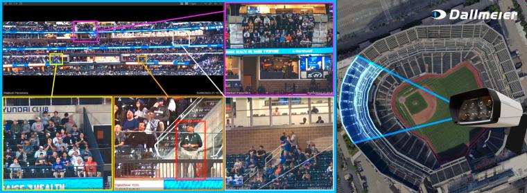Panomera combines grandstand monitoring and AI in one system