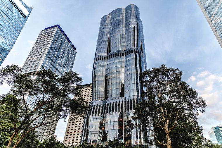 In the heart of Hong Kong: the 36-story building The Henderson