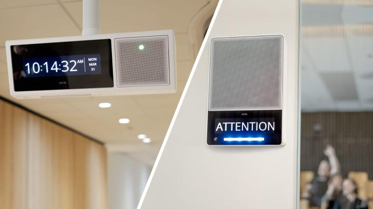 Die Axis C17 Network Display Speaker Series bietet eine Kombination aus...