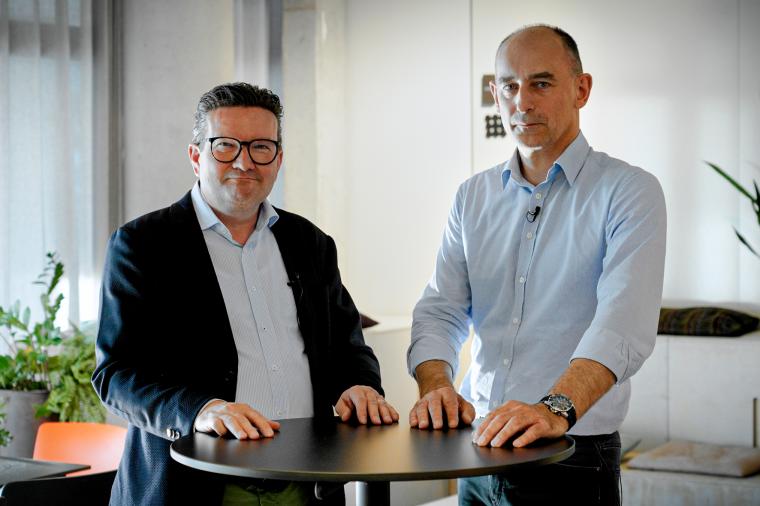 Dr. Markus Müller, Managing Director of Wagner Rail GmbH, and Ireneusz Bruski,...