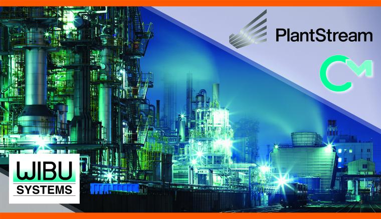 Die 3D-CAD-Software von PlantStream wird durch CodeMeter von Wibu-Systems...