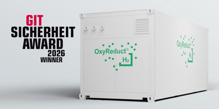 Das Sauerstoffreduzierungssystem OxyReduct F-Line gewinnt den Award für...