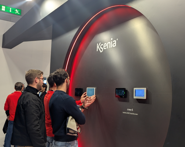 Ksenia Security’s stand brought ‘Where the future takes shape’ to life:...