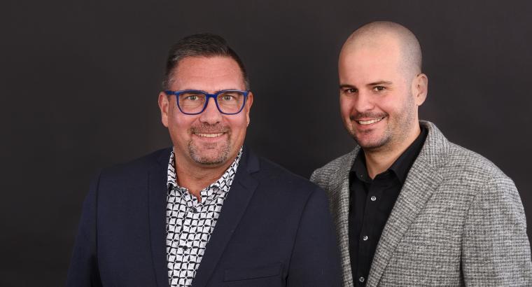 Seit dem 1. Januar 2026 sind Christian Kühn (l.) und Marius Schanz...