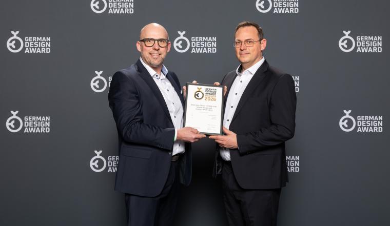 Patric Schlecht, Director Development bei Geze (l.) und Dr. Sebastian Jäger,...