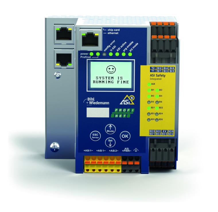 Industrie-Steuerungsmodul von Bihl+Wiedemann mit Display, Status-LEDs,...