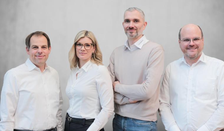 Das Geutebrück Management-Team (v.l.n.r.): Dr. Christian Gutzen, Alica...