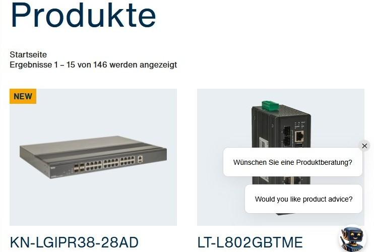 Barox KI-Unterstützung bei der Produktsuche