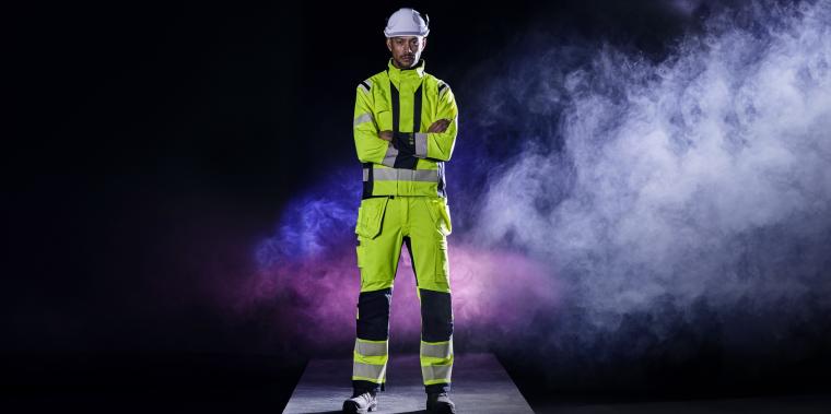 Fristads: Multinorm Green - protective clothing with a transparent...