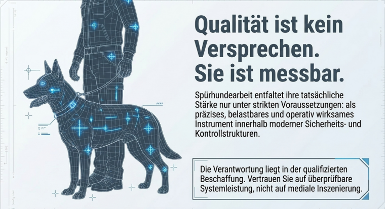 Zeichnung eines Hundeführers mit Hund an der Leine