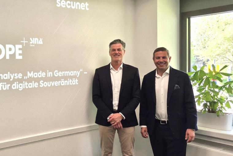 Stefan Günzel (l.), CEO von Innosystec, und Marc Julian-Siewert, CEO von...