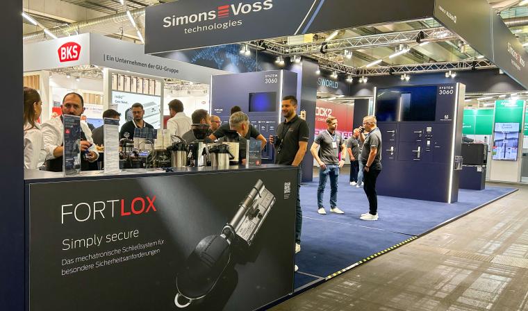 Fortlox Series war das zentrale Thema bei SimonsVoss auf der SicherheitsExpo...