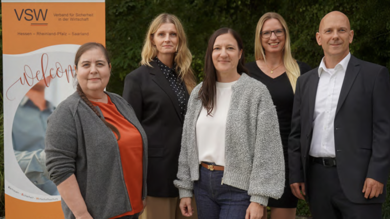 VSW-Team vor Ort: (v. l.) Katja Schmitz, Kristina Kappaun, Branka Bernges,...