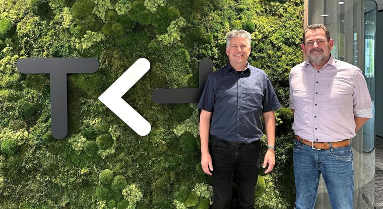 Carsten Keite (l.) und Nico Janich, Geschäftsführung der TKH Security GmbH.