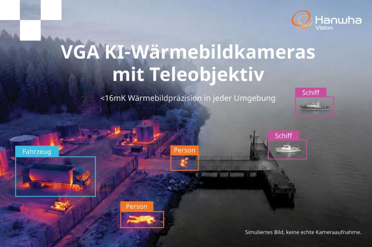 Hanwha VGA-KI-Thermalkameras der TNO-C40**T Serie