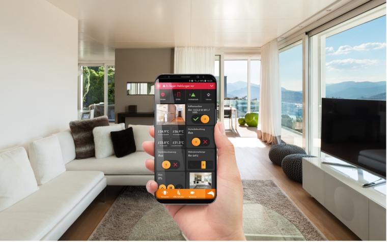 Übersichtlich alles auf einen Blick – mit der Lupus XT-Zentrale und der App.
