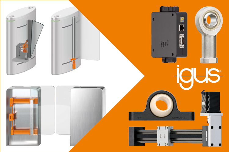igus motion plastics für Zutrittssysteme