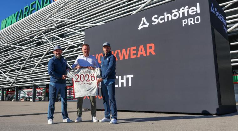 FC Augsburg und Schöffel Pro bauen Partnerschaft vorzeitig aus.