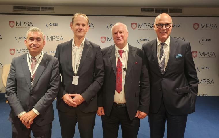 (v. l.) Eduardo Cobas Urcelay, Vinz van Es, Johan Ohlsson-Malm, Friedrich P....