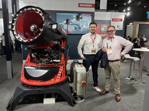 Minimax foam-based fire suppressant system