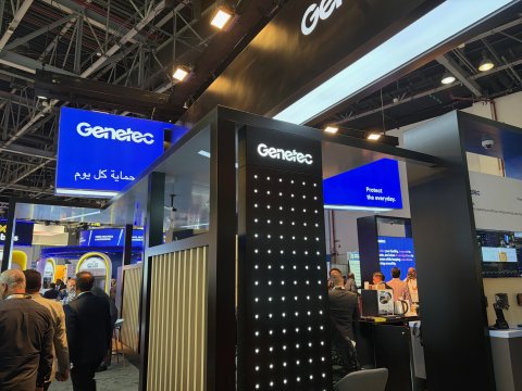 The Genetec booth at Intersec 2026.