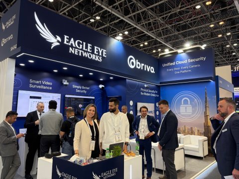 Eagle Eye Networks and Brivo booth at Intersec 2026