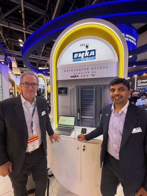 The TBS and EMKA booth at Intersec 2026