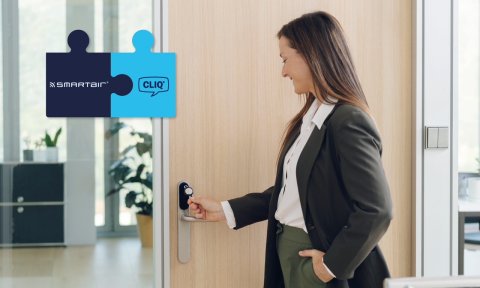 SMARTair digital access solution with Cliq battery-free cylinders