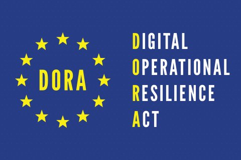 Vector illustration of the Digital Operational Resilience Act (DORA)